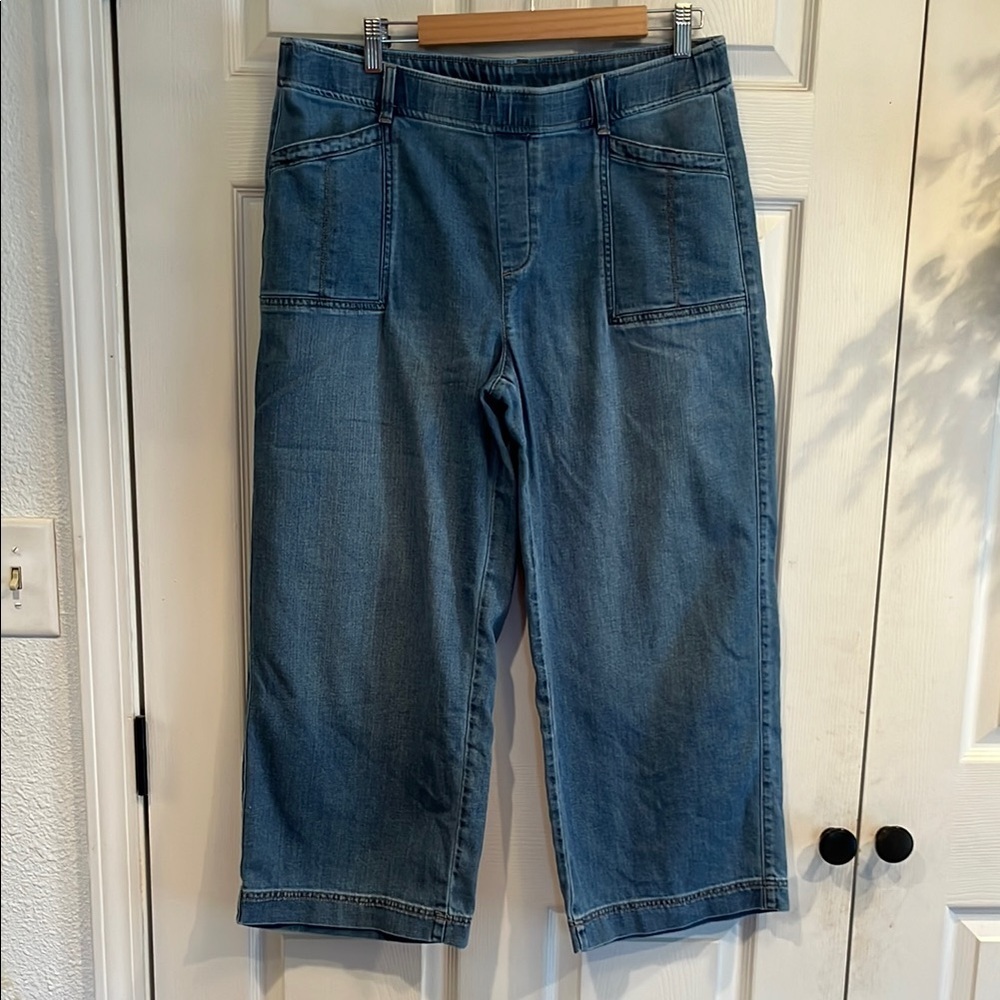 Chico's Blue Ankle Cropped Jeans High-Rise